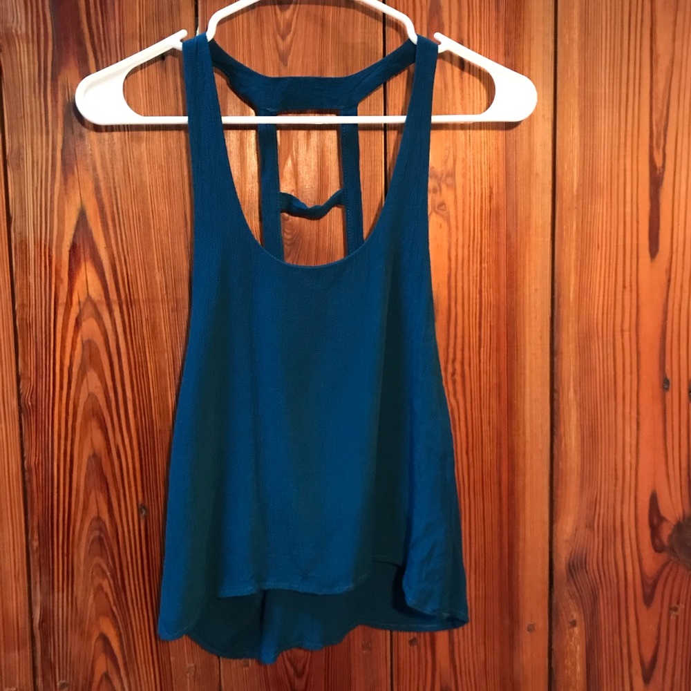Blue Lucy Love Crop Tank